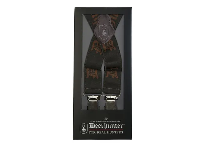 Підтяжки DeerHunter Logo Braces with Clips (376 Art Green) Фото 1